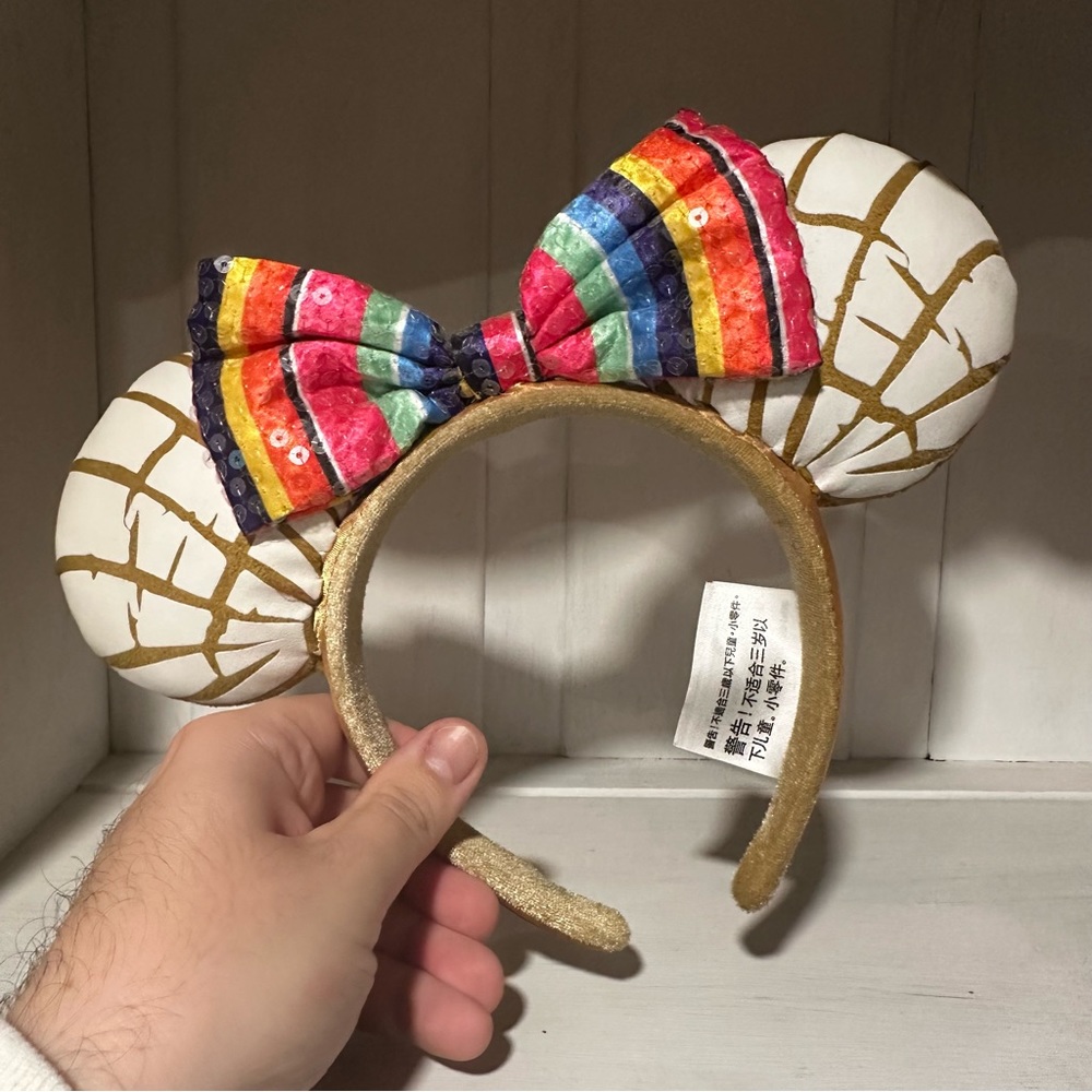 Disney Parks Pan Dulce Concha Minnie Mouse Ears Disney Mexican Pan Dulce Ears